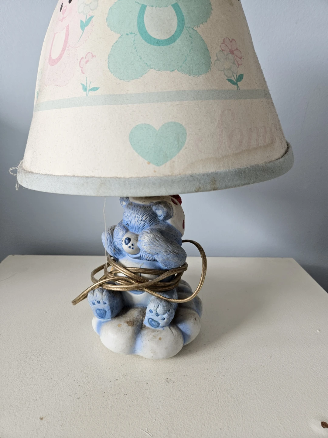 Vintage Care Bears Table Lamp