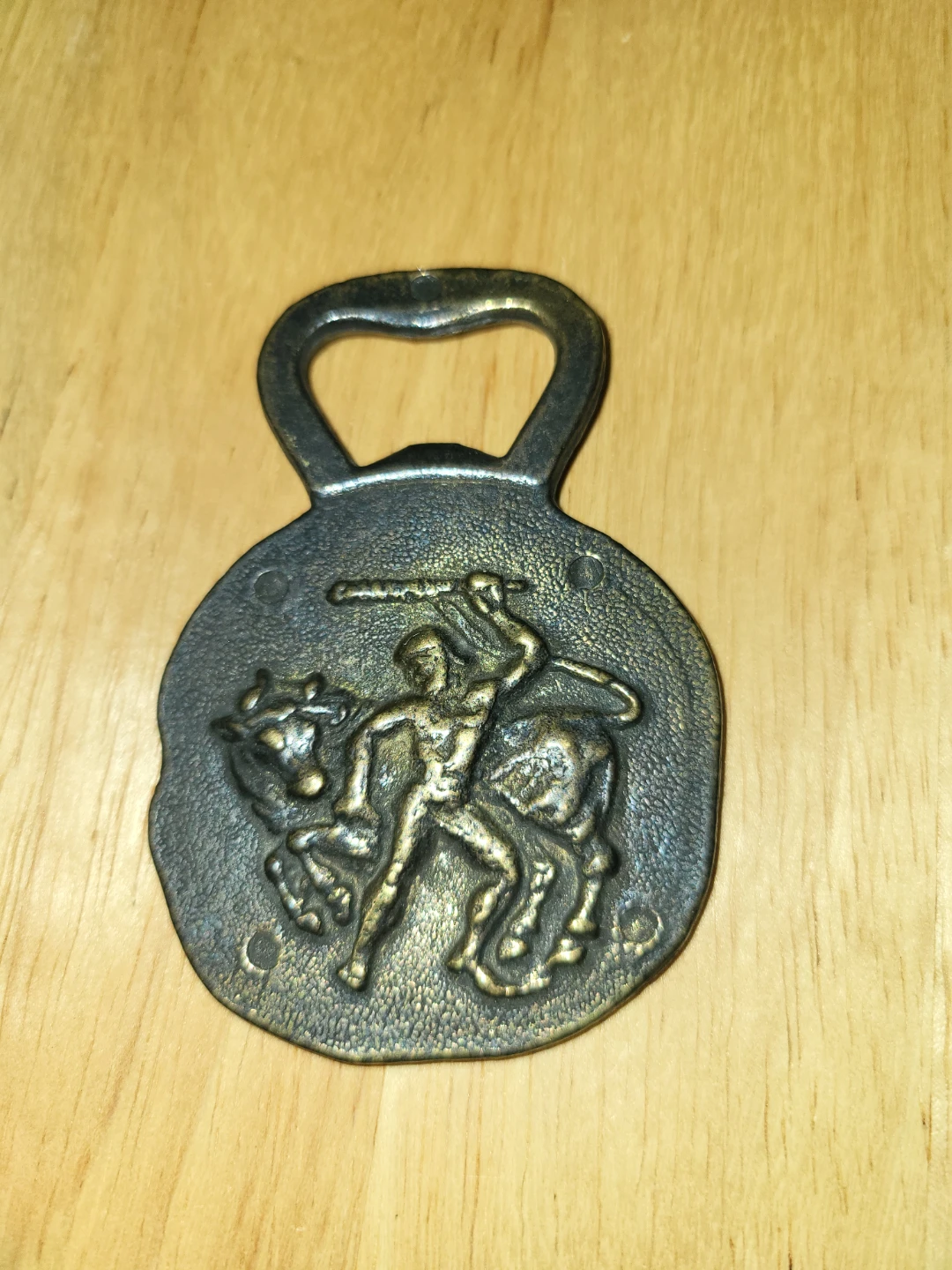Vintage Brass Bottle Opener - photo 2