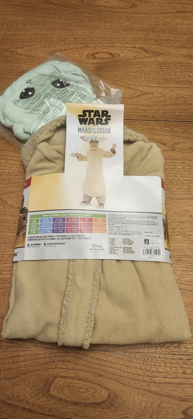 Star Wars The Mandalorian Grogu Toddler Costume 2T - photo 3