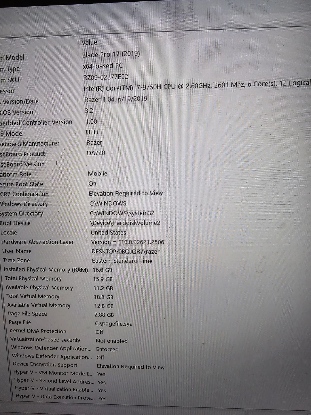 Razer Blade Pro 17 Gaming Laptop RTX 2070 - photo 5