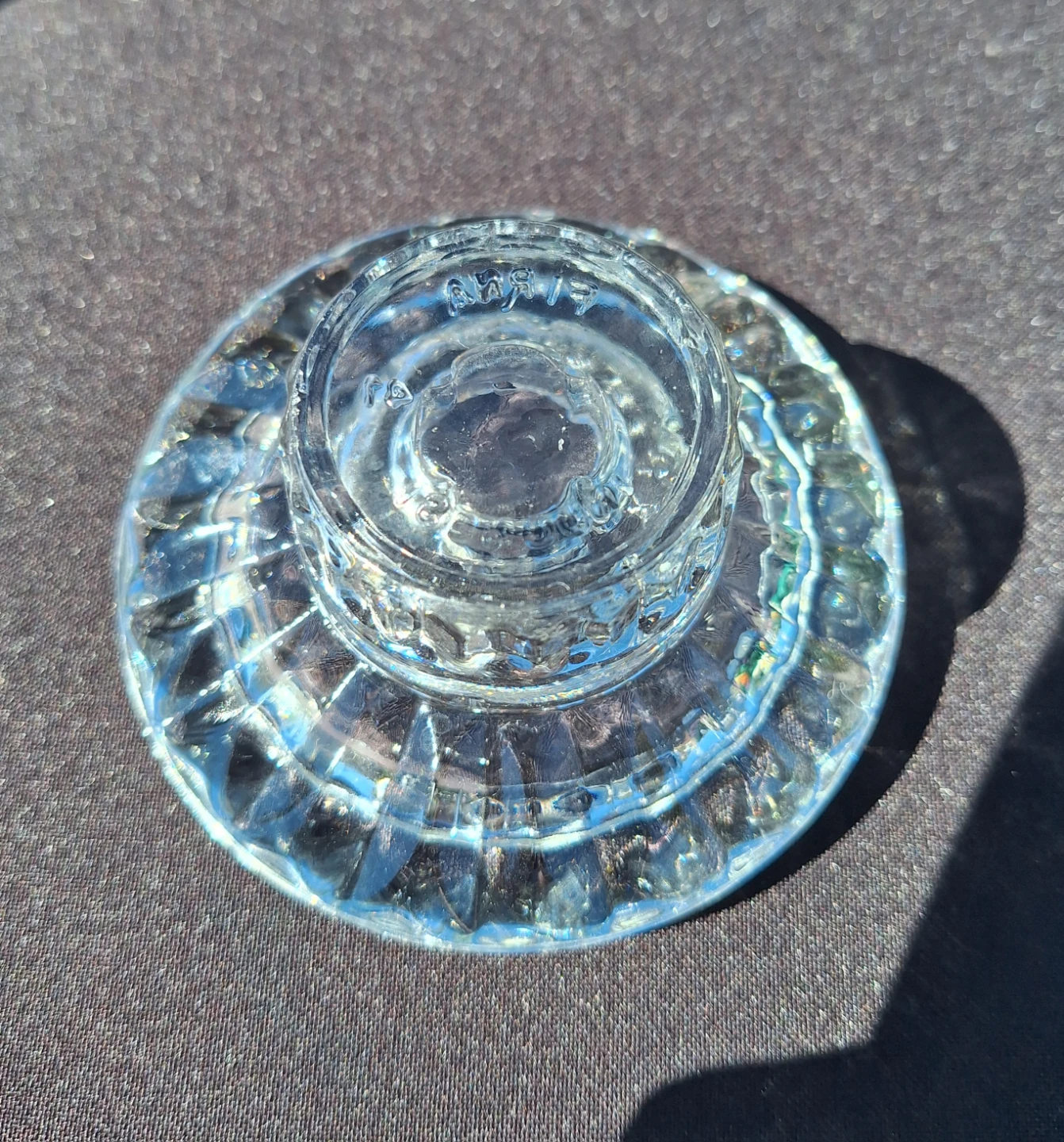 Set of 4 Glass Candle Holders (Kit Cat Club rescue) - photo 3