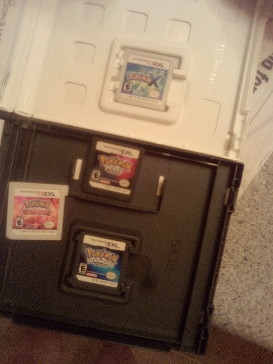 4 Nintendo Pokemon Games: X, Omega Ruby, Pearl, Diamond - photo 3