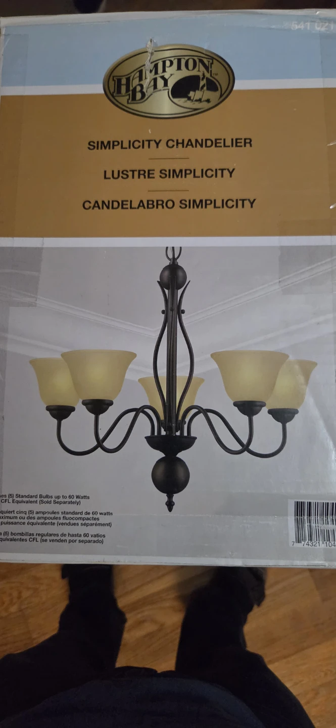 Hampton Bay Simplicity Chandelier