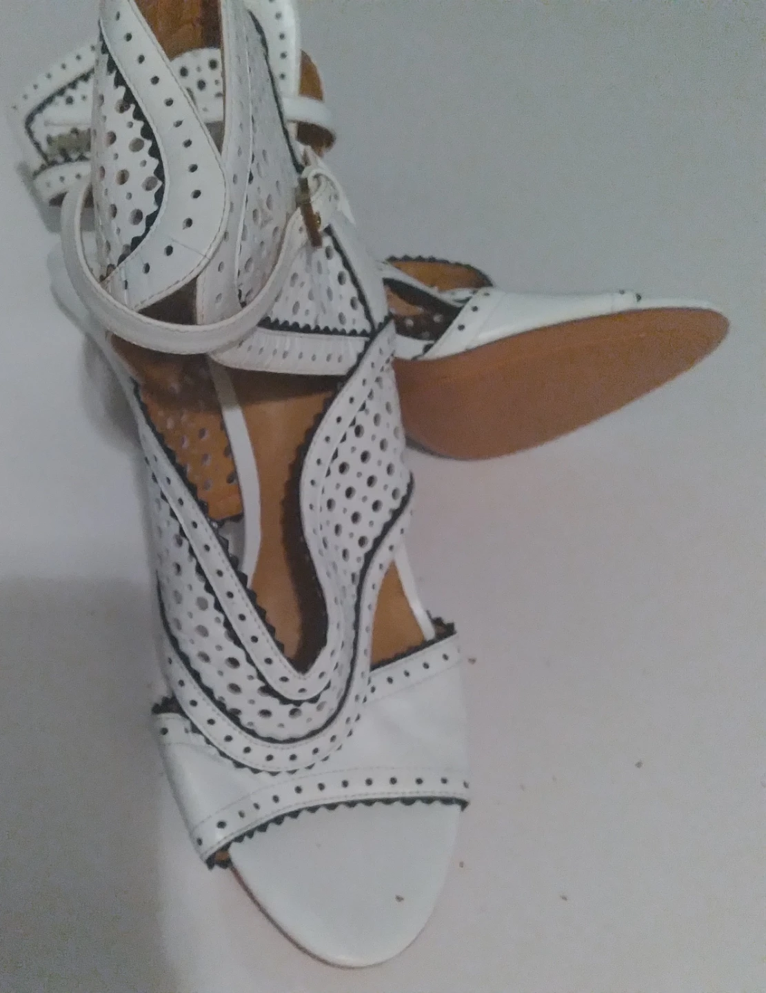 Nine West  white Laser-Cut Stiletto Heels - photo 2