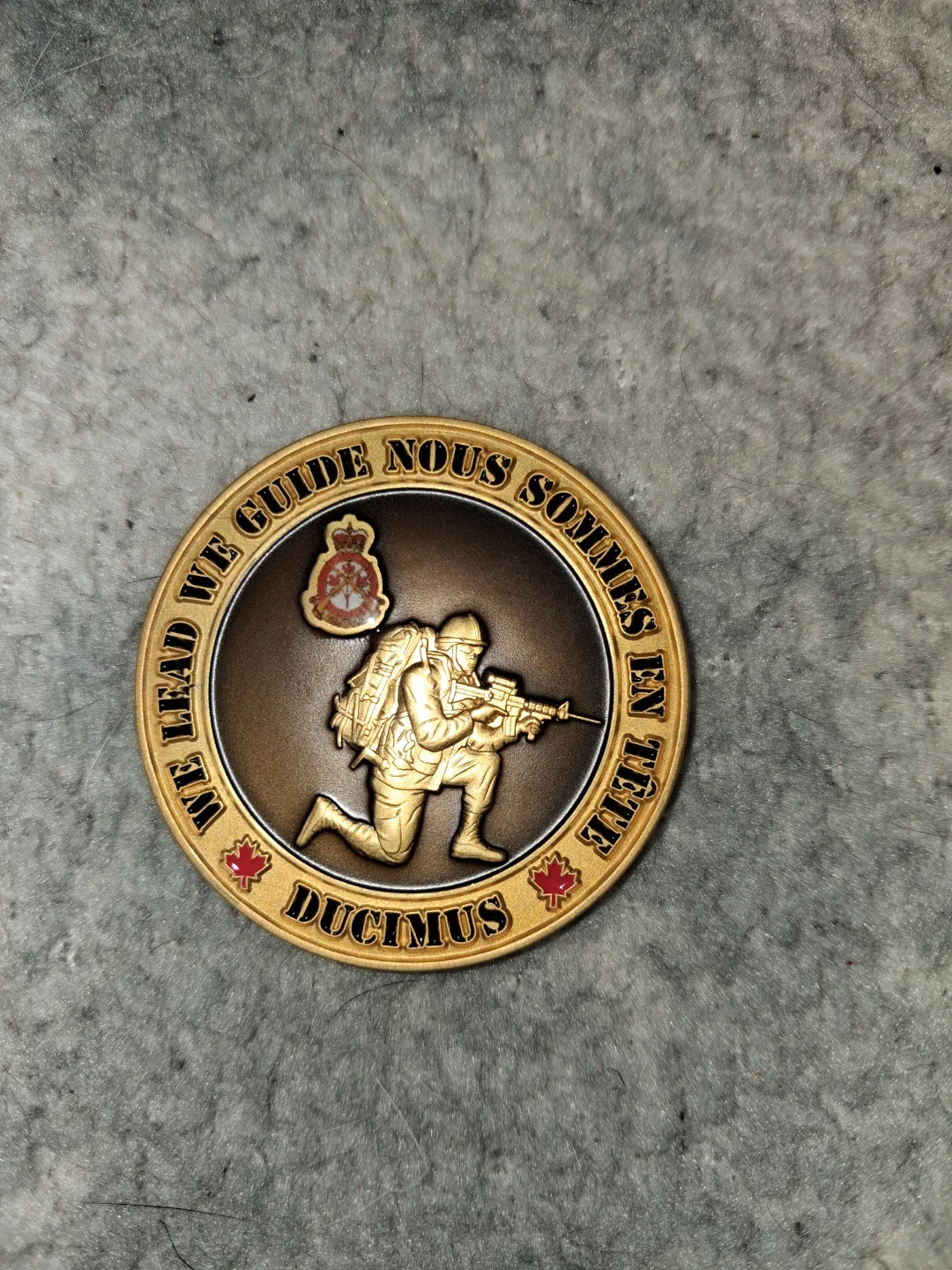 Canadian Army Challenge Coin - photo 2