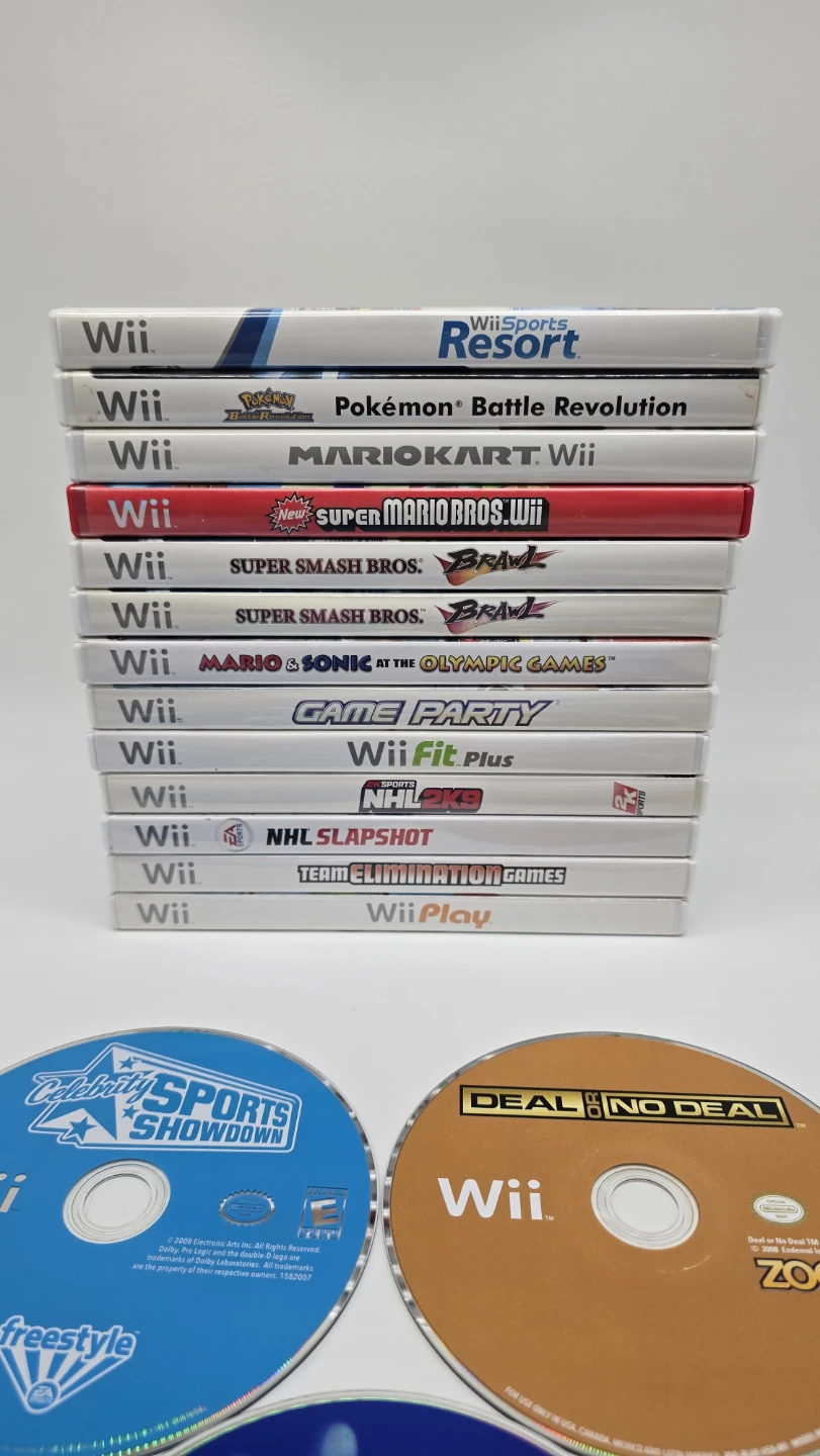Nintendo Wii Games Lot - Wii Sports, Mario, Zelda & More - photo 2
