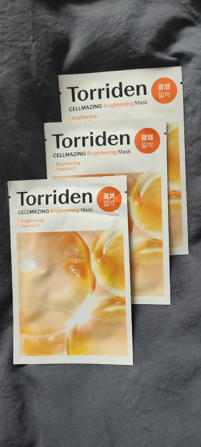 3 Torriden CELLMAZING Vitamin C Brightening Masks