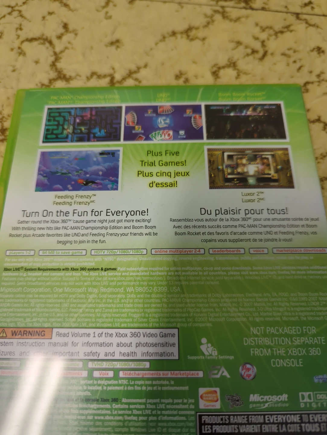 Xbox Live Arcade compilation disc (Xbox 360) - photo 2