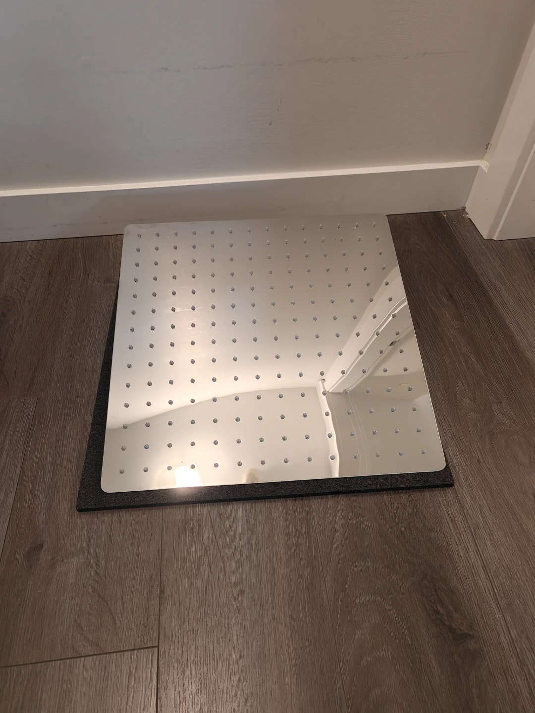 AULEEND 16-Inch Stainless Steel Square Rainfall Shower Head