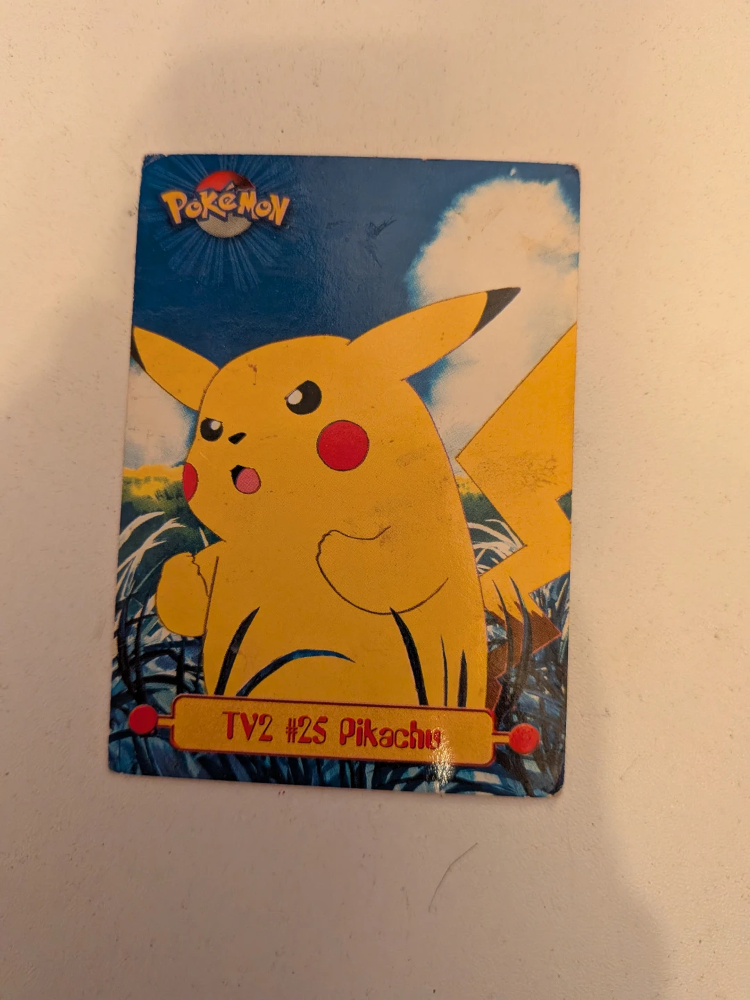 Topps 1999 Pokemon #25 Pikachu TV Animation Edition Card - photo 3