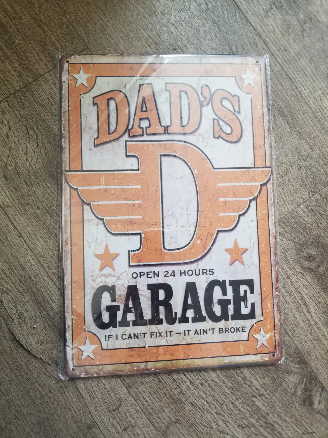 Dad's Garage Metal Sign