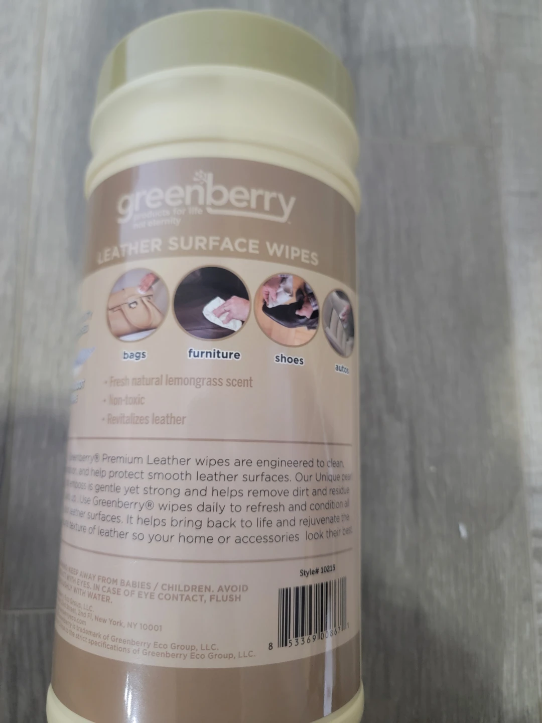 Greenberry Leather Surface Wipes 100 Count - photo 3