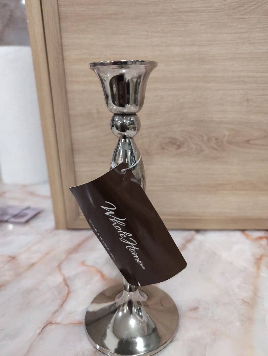 Whole Home Silver Candle Holder - photo 4