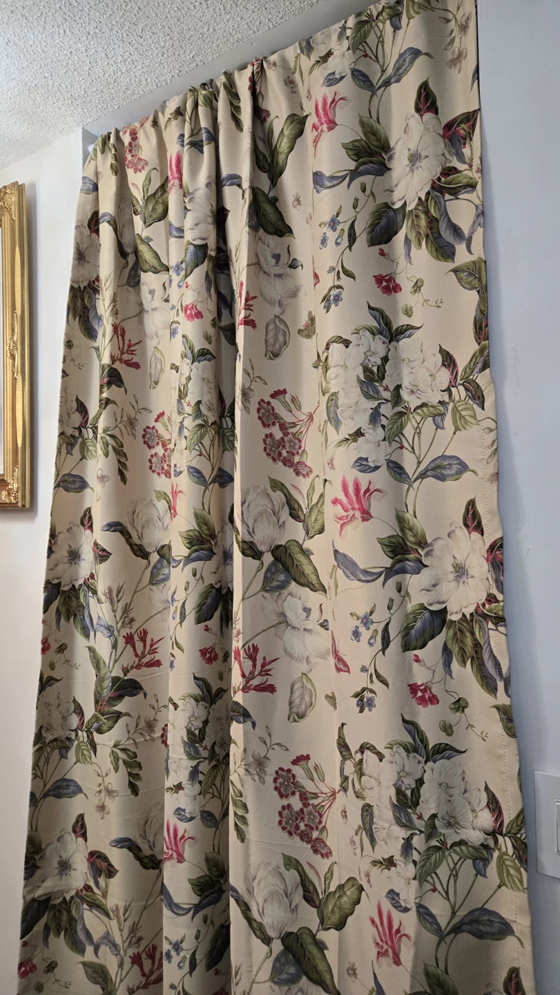 Floral Print Curtain - photo 2