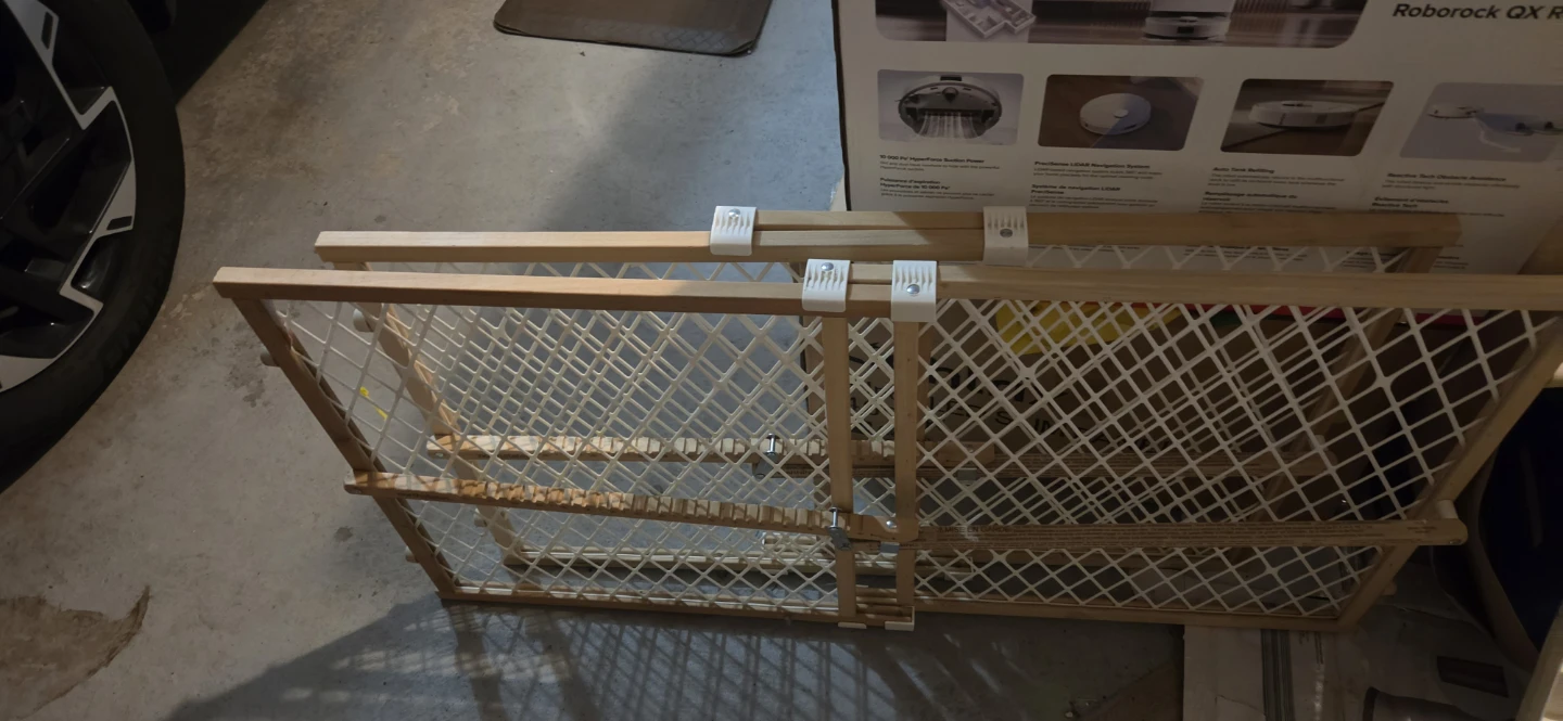 North States wooden baby gate