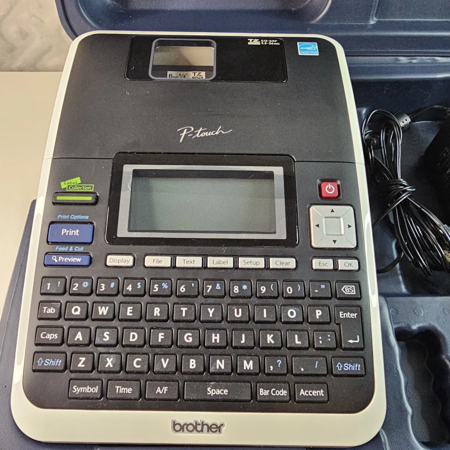 Brother P-touch Label Maker with Carrying Case