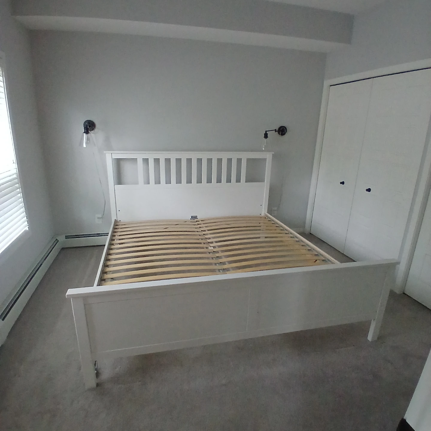 King Bedframe + 2 IKEA Twin Mattresses - photo 5