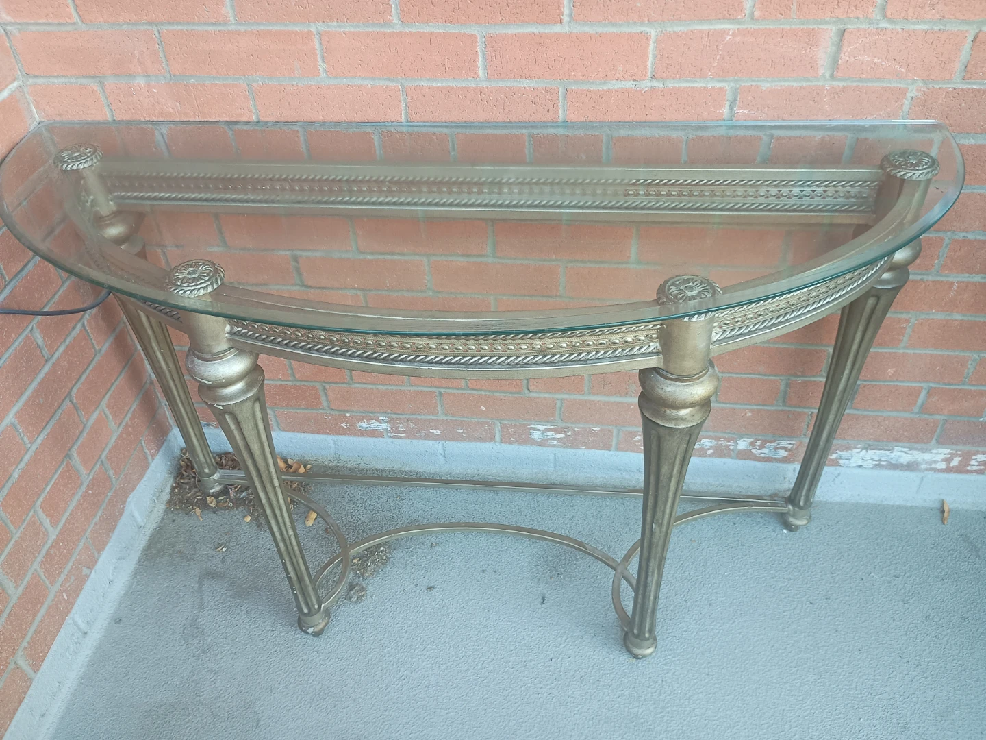 Glass Console/Auxiliary Table - photo 2