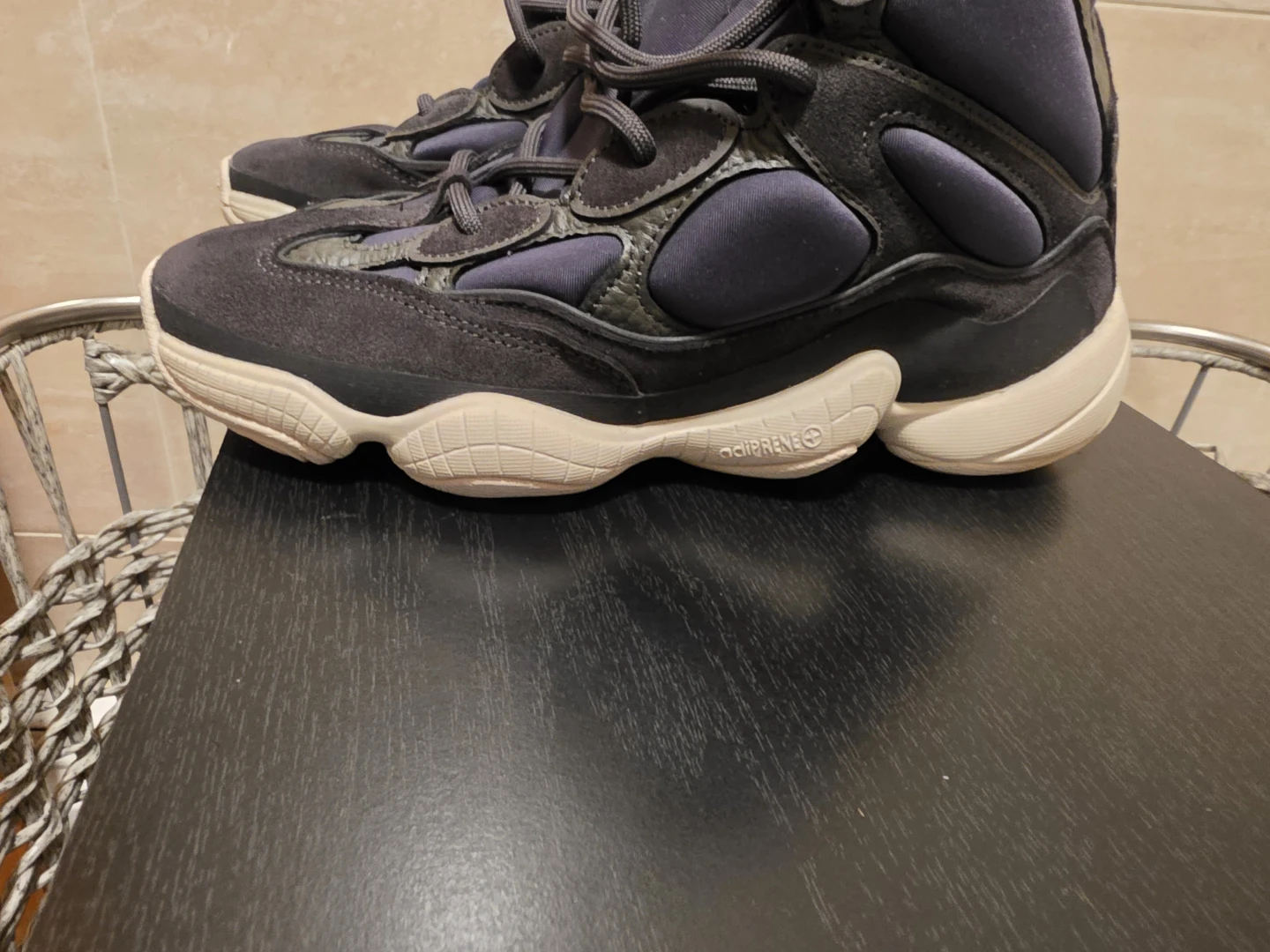 Adidas Yeezy 500 High Slate Sneakers Size 7 US - photo 2