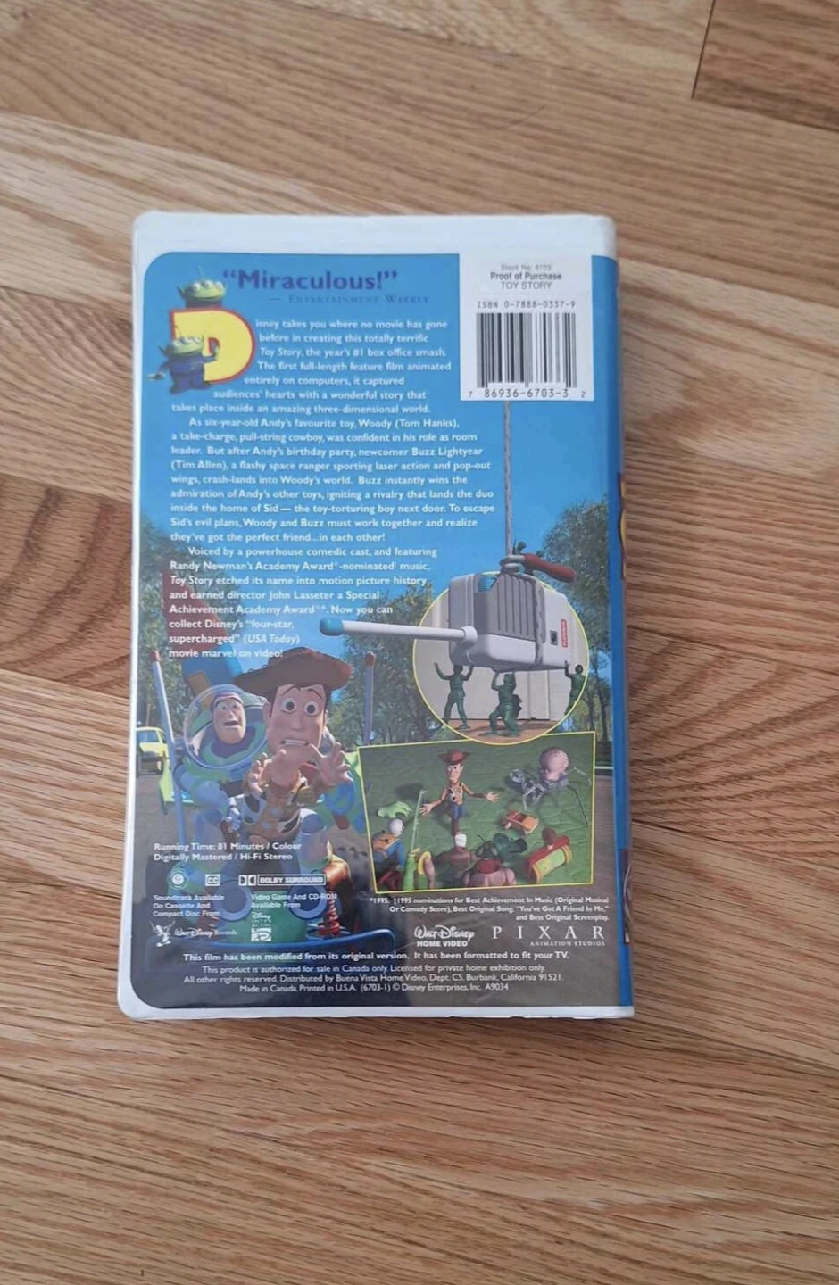 Toy Story VHS Movie - photo 2
