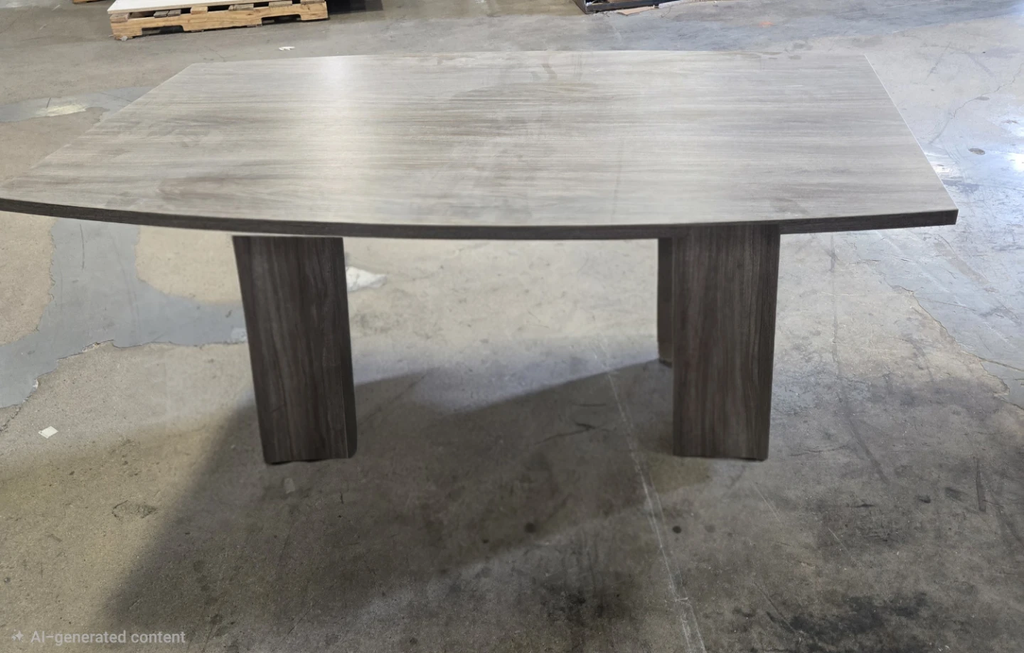 Modern Wood Grain conference Table