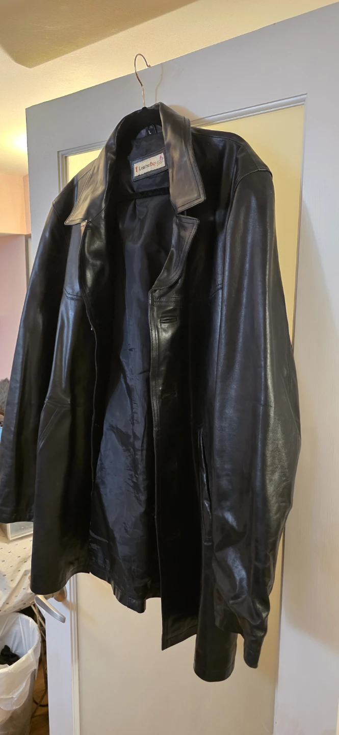 LeatherBuy.com Black Leather Jacket Size Large