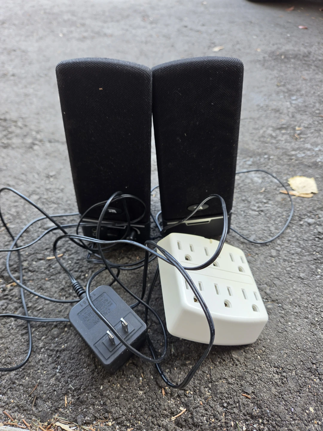 Logitech Computer Speakers and Power Bar