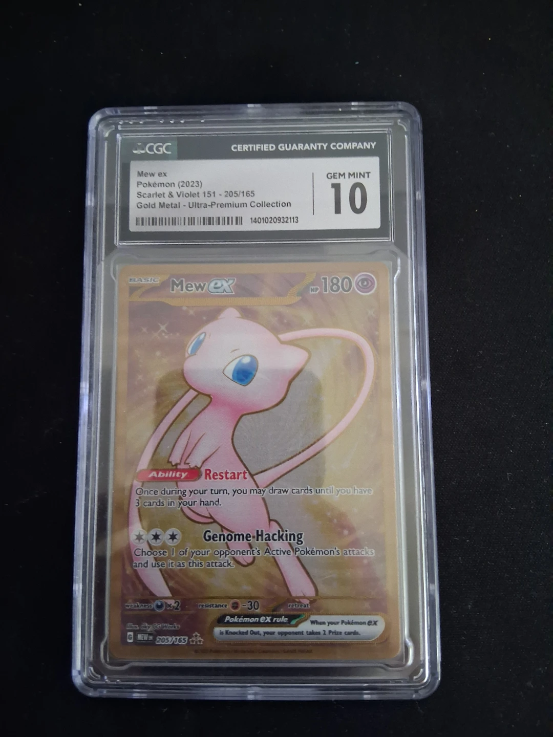 Mew ex 2023 Scarlet & Violet 151 CGC GEM MINT 10