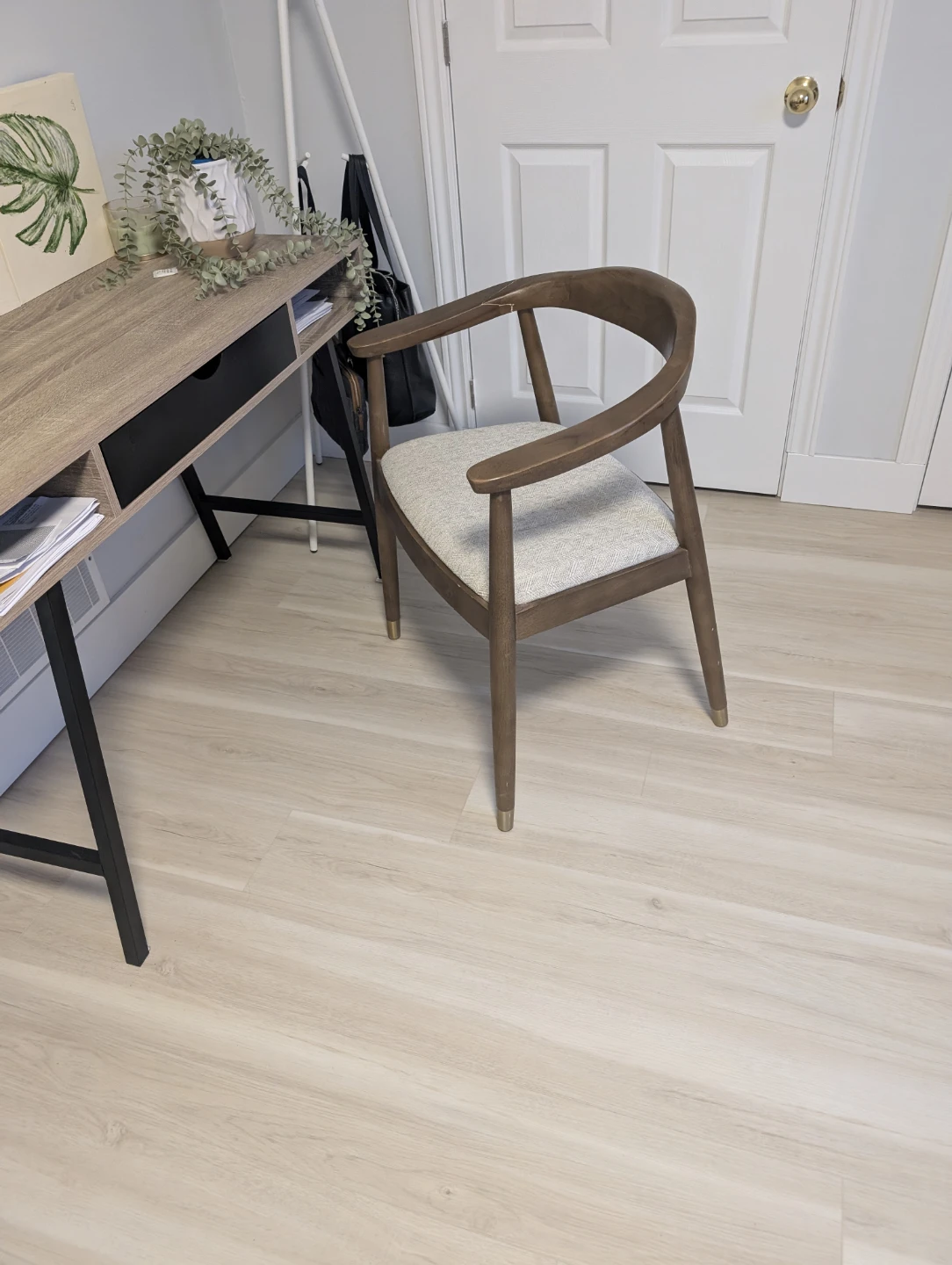 Mid-Century Modern Style Wooden Chair & desk - photo 4