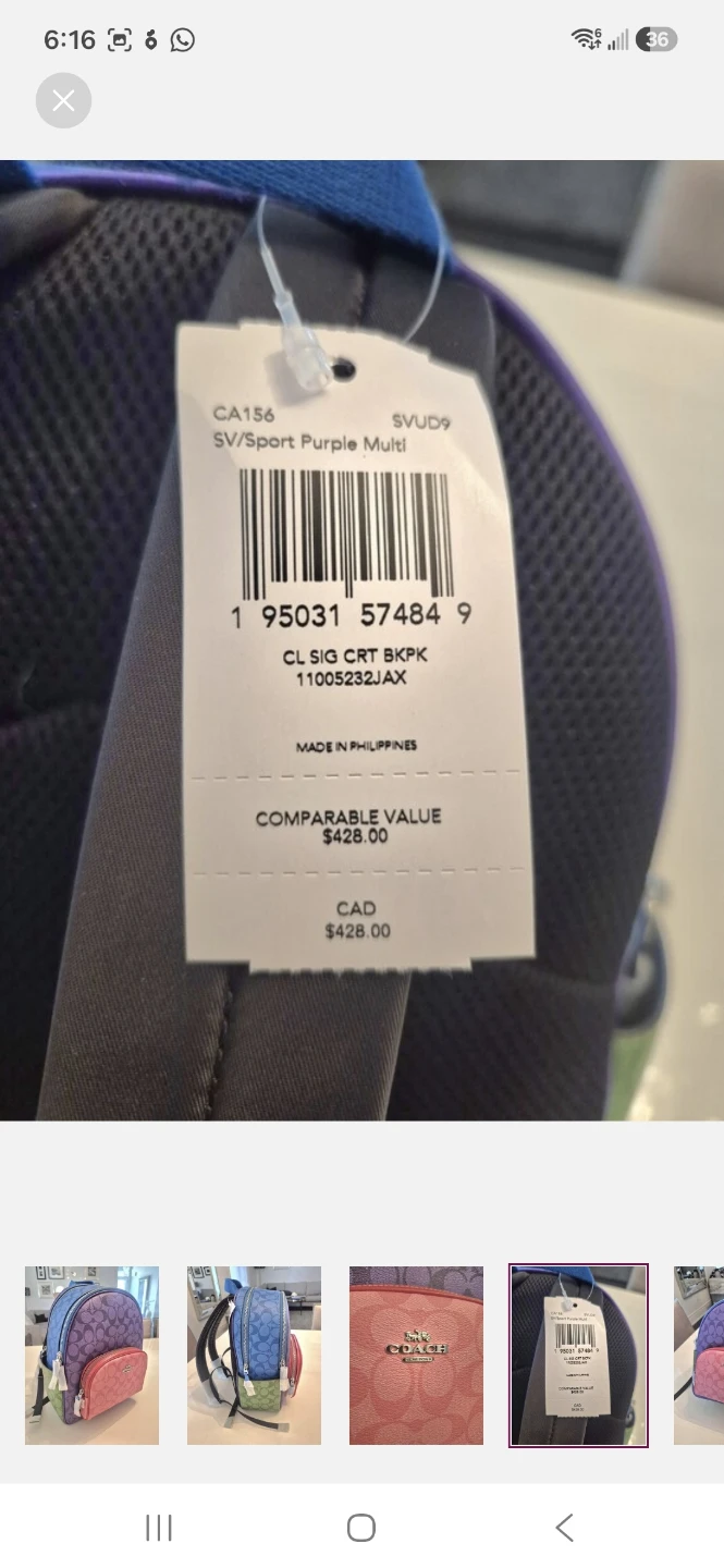 Coach Signature Court Backpack Multicolor - photo 4