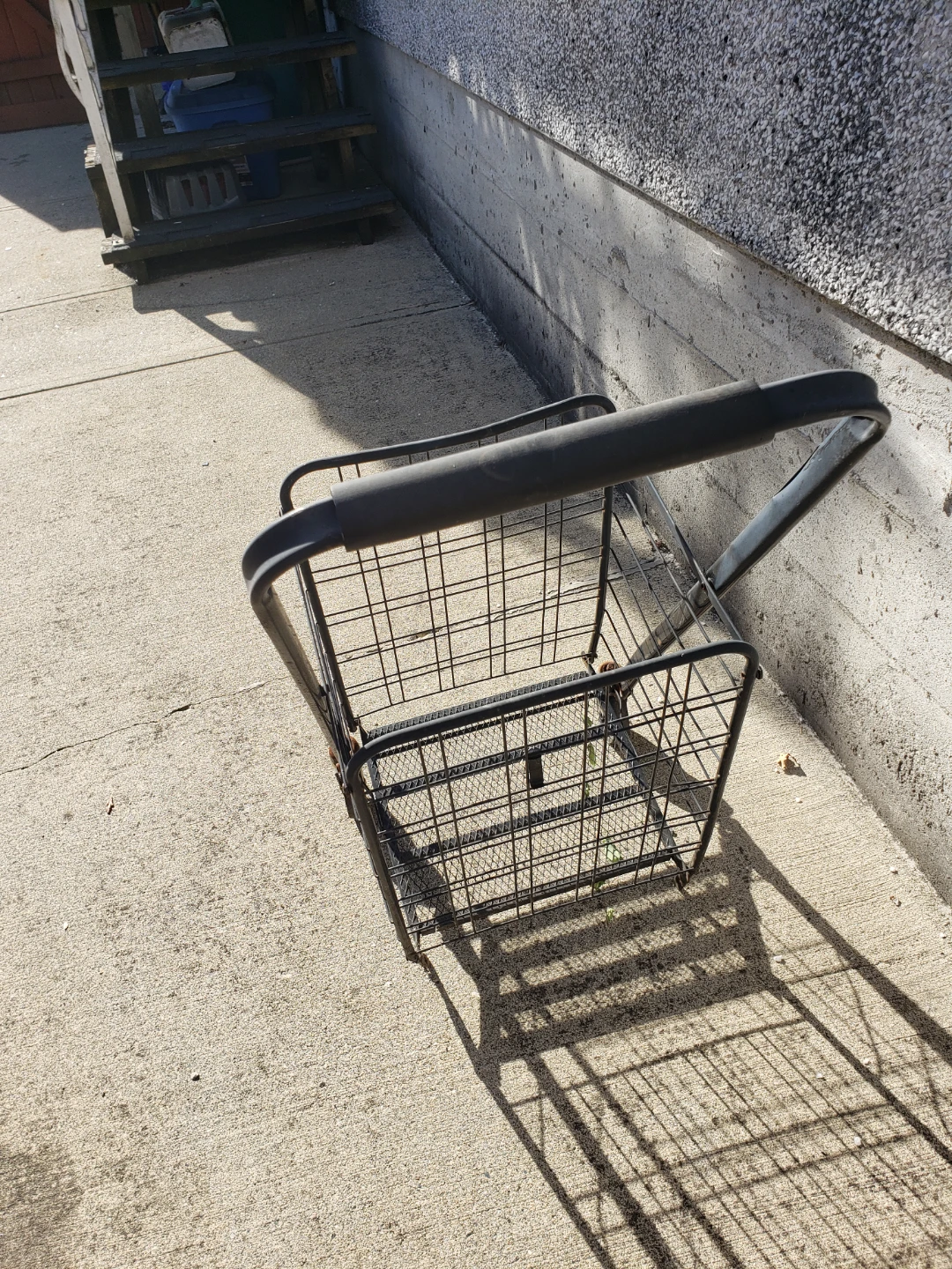 Collapsible Metal Shopping Cart - photo 3