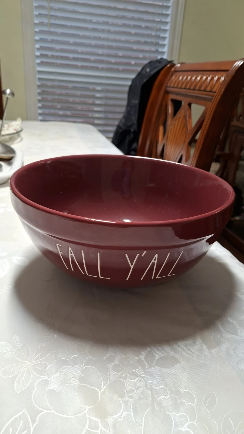 Rae Dunn Fall Y'all Bowl with Spatula