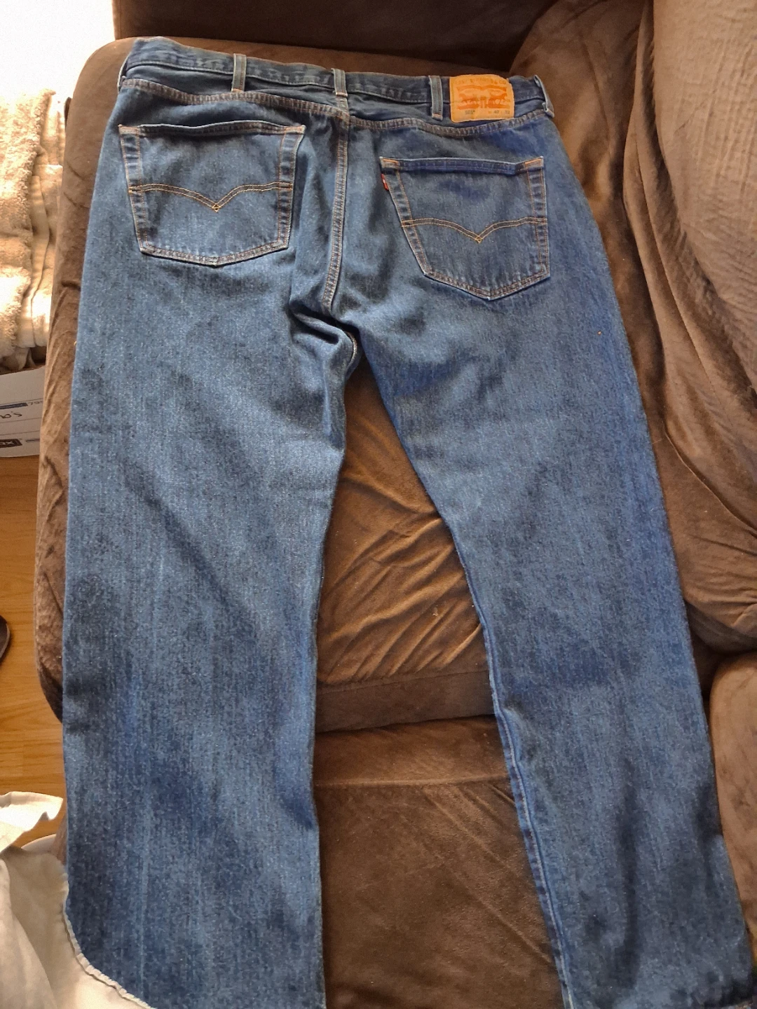 Levi's 501 Button Fly Original Fit Jeans Size 40x32 - photo 5