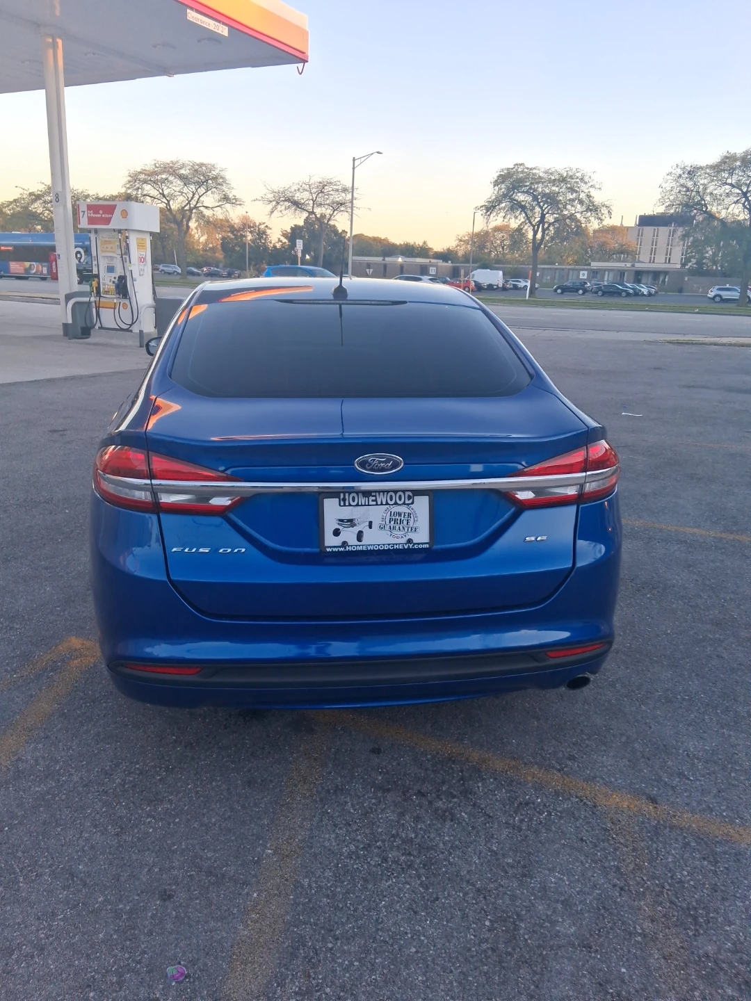 Blue Ford Fusion SE - photo 3