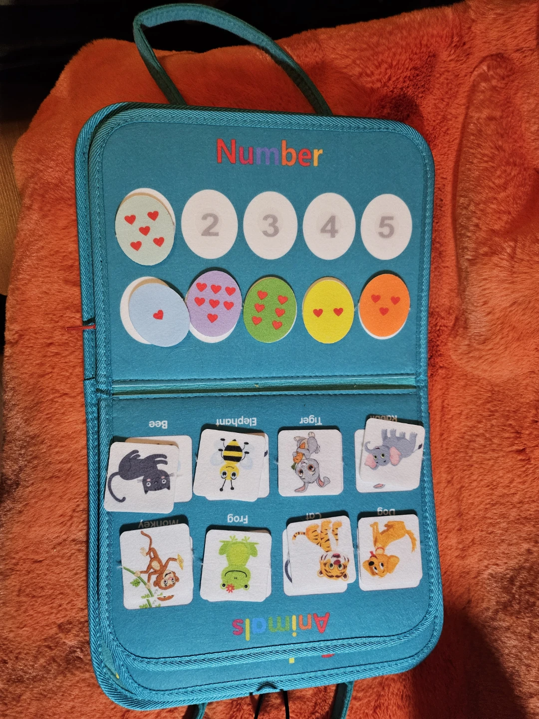 Educational Felt Busy Board for Kids - photo 2
