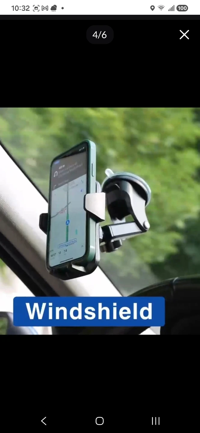 Car Phone Mount for Windshield and Dashboard - photo 2