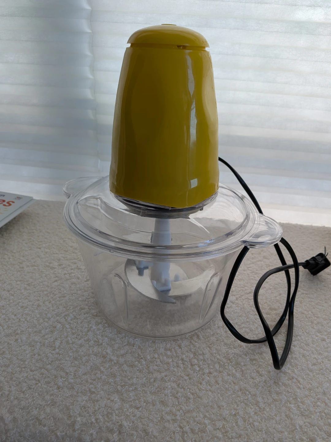 Yellow Electric Food Chopper