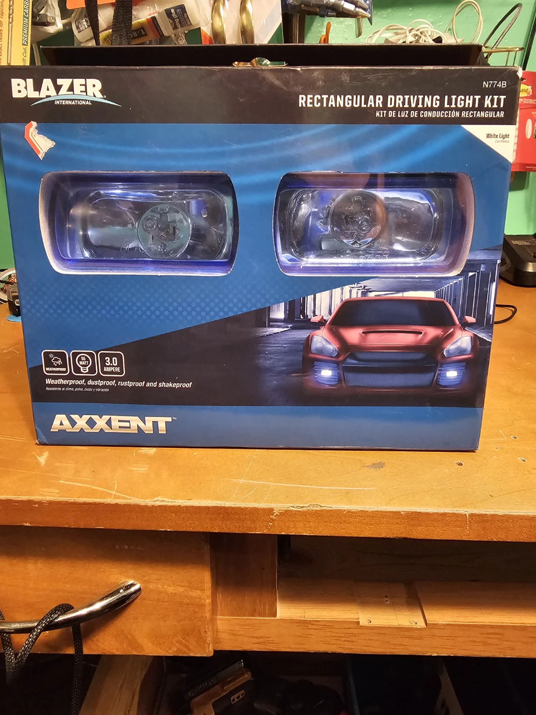 Blazer Axxent Rectangular Driving Light Kit N774B