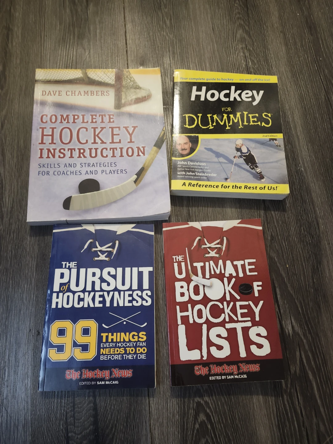 Set of 4 Hockey Books - photo 3