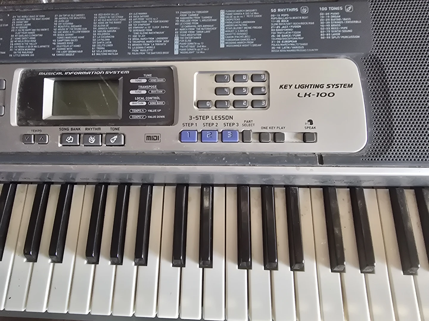 Casio LK-100 Keyboard - photo 2