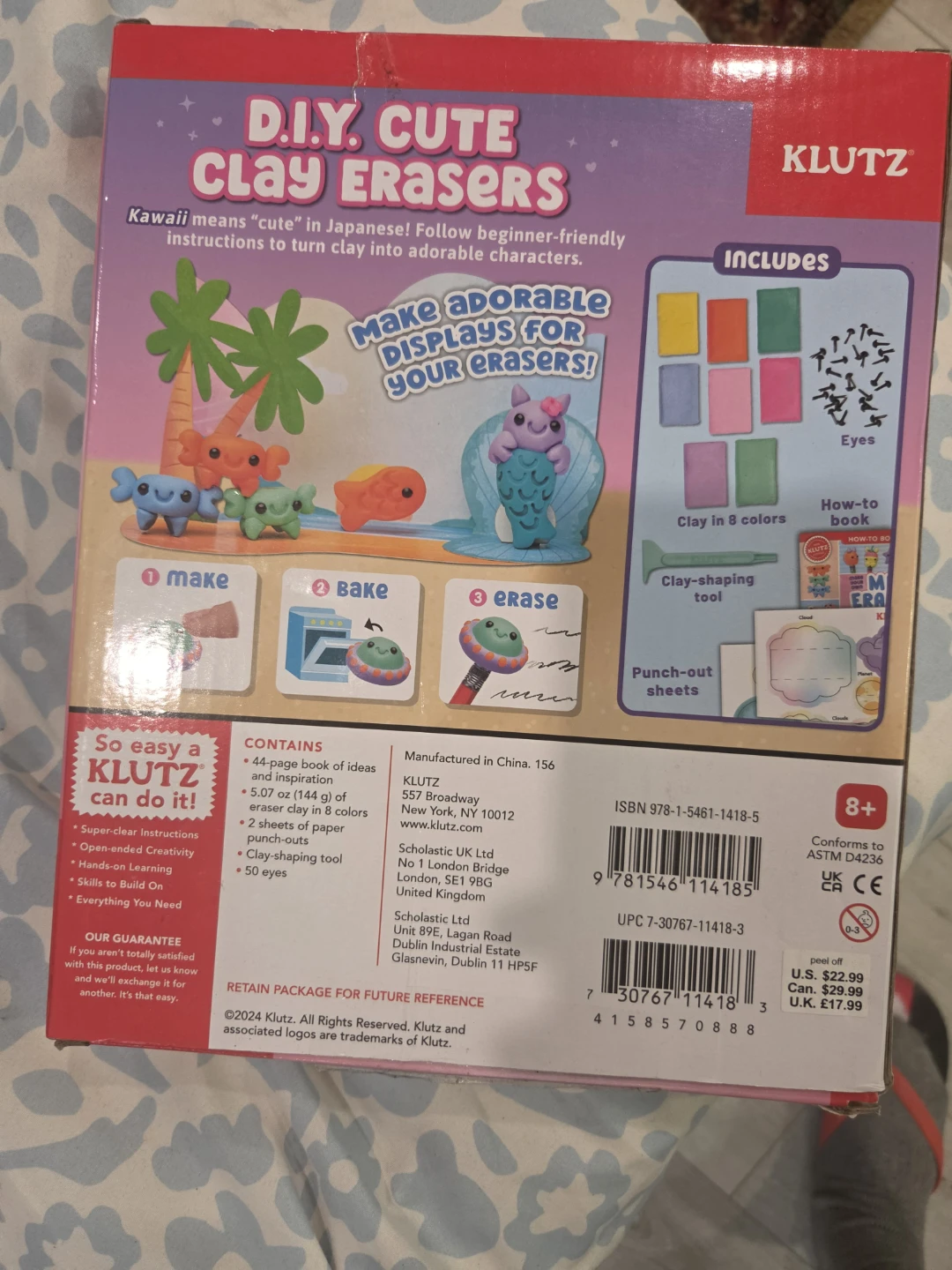 Klutz Mini Erasers Kawaii Style Craft Kit - photo 2