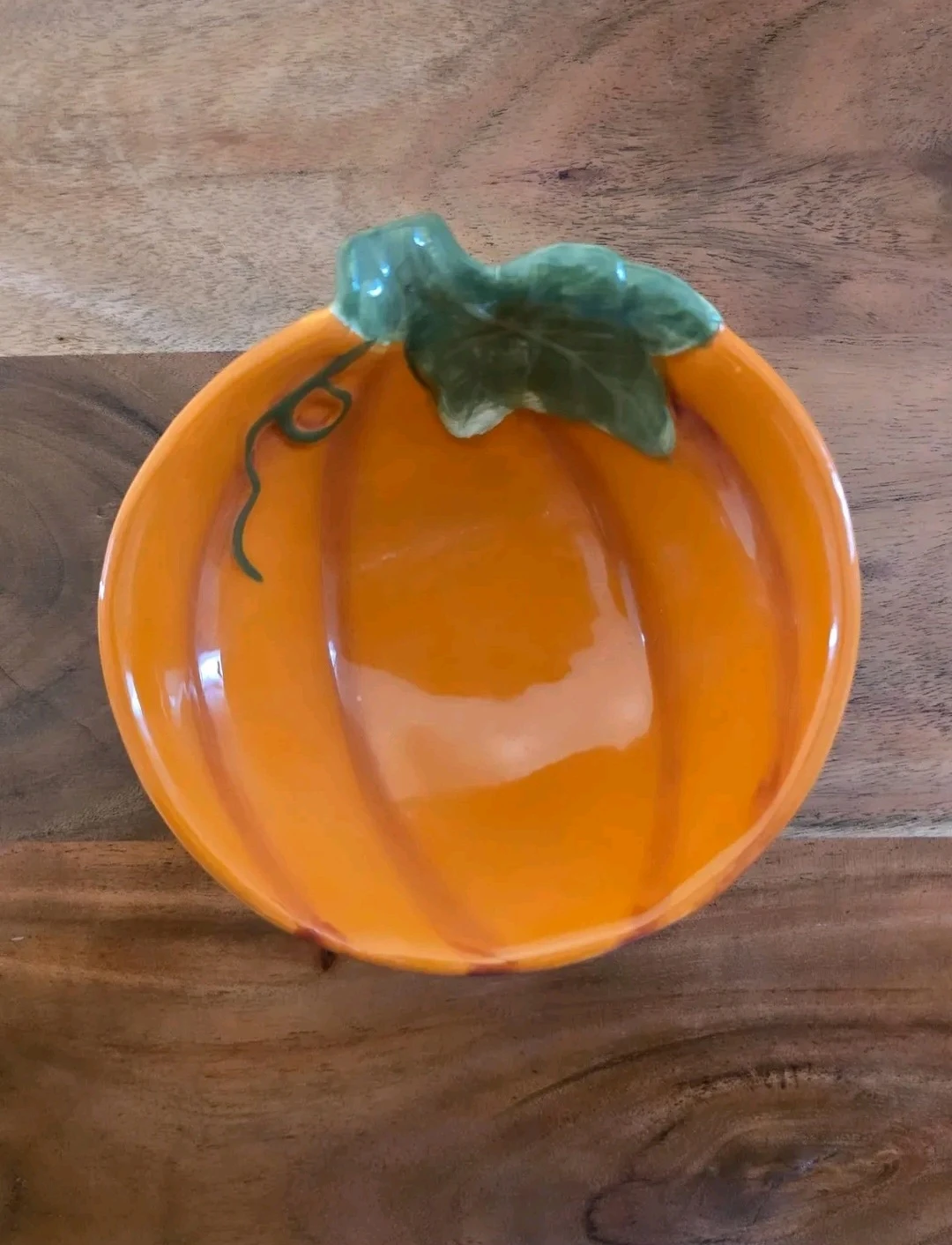 Ceramic Pumpkin Shaped Bowl