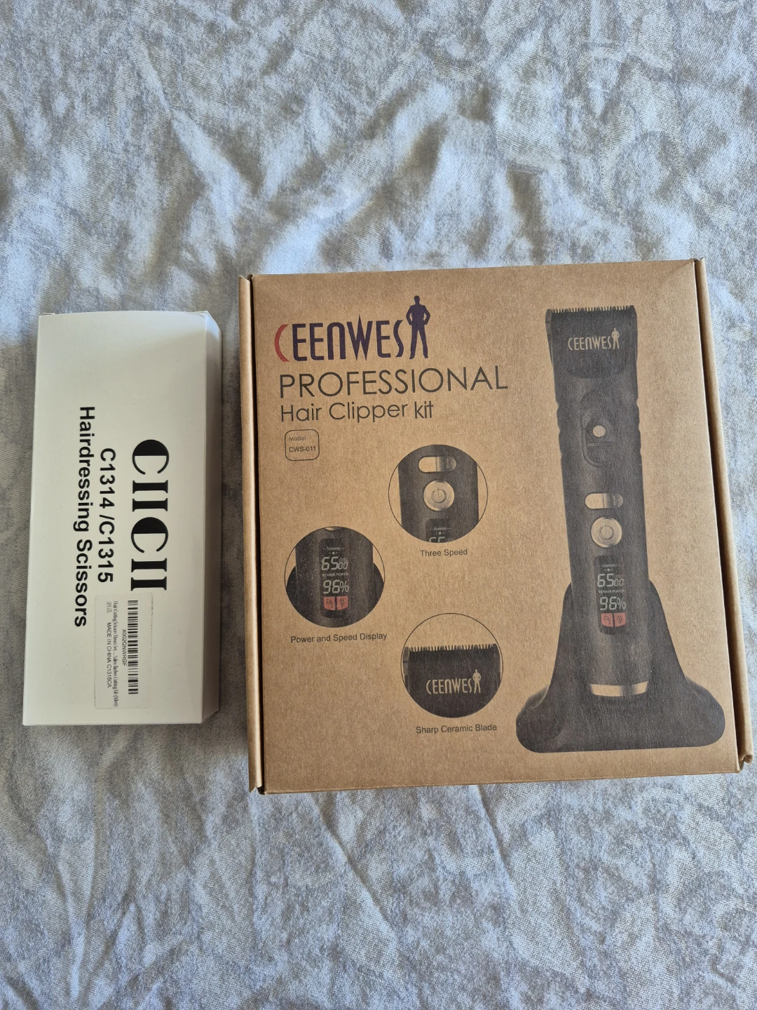 Ceenwes Hair Clipper Kit and Ciicii Scissor Set