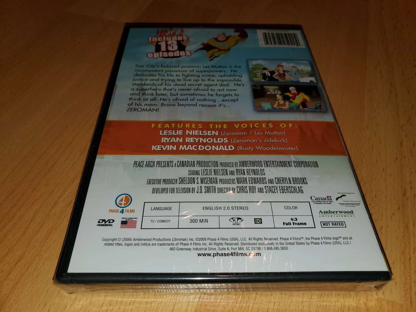 Sealed - Zeroman: The Complete Series DVD - photo 2