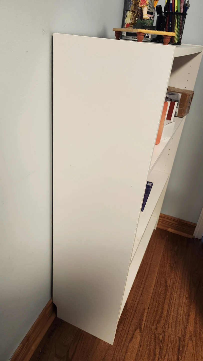 White 3-Shelf Bookcase