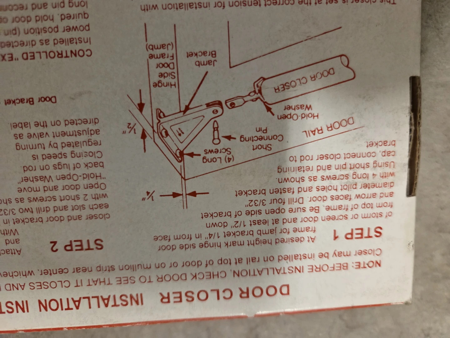 Screen and Storm Door Closer Kit - photo 2