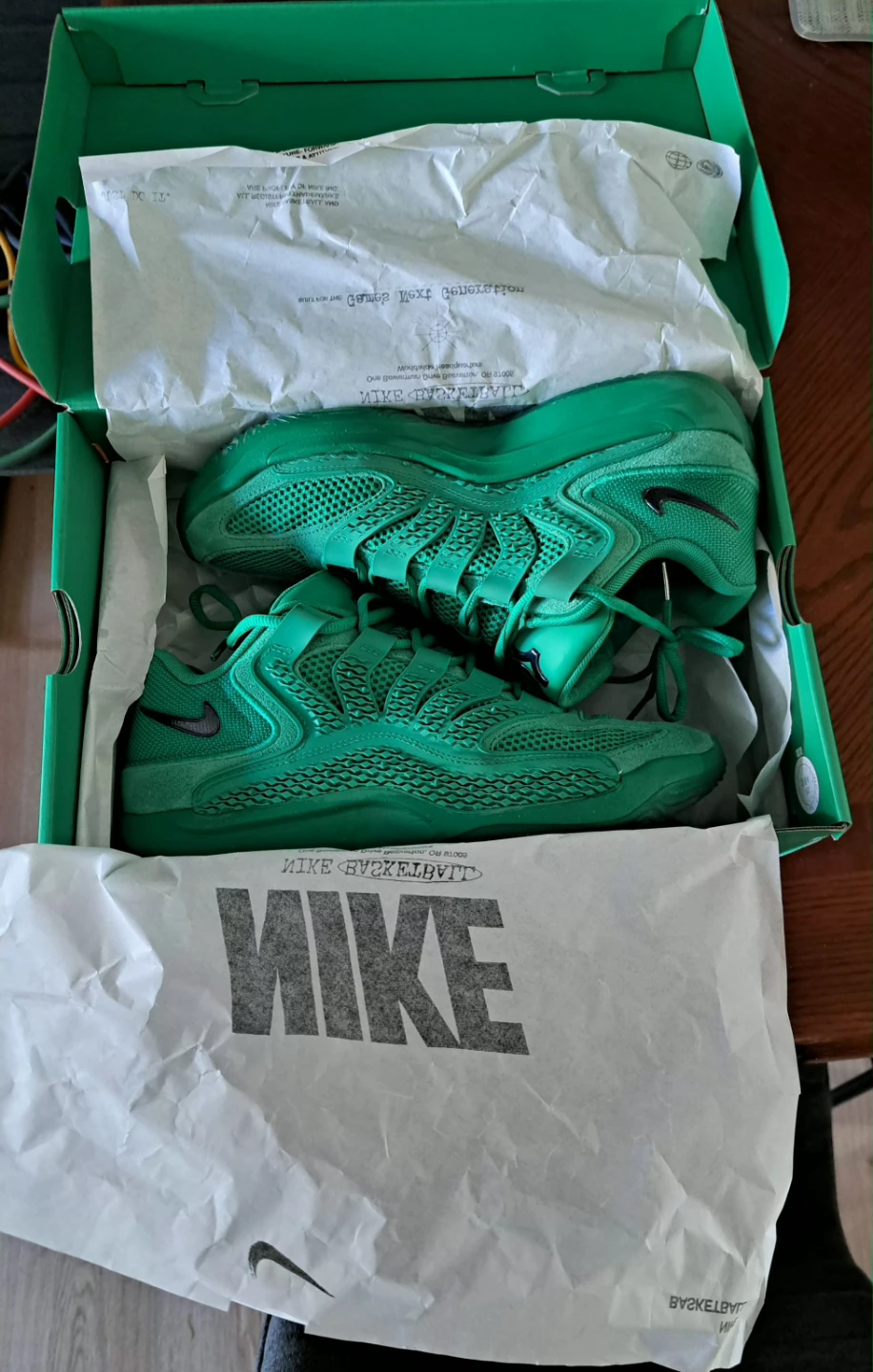 Nike KD18 GI Stadium Green Basketball Shoes - photo 3
