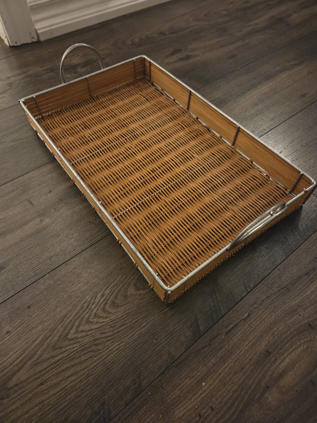 Set of three assorted wicker baskets - photo 4