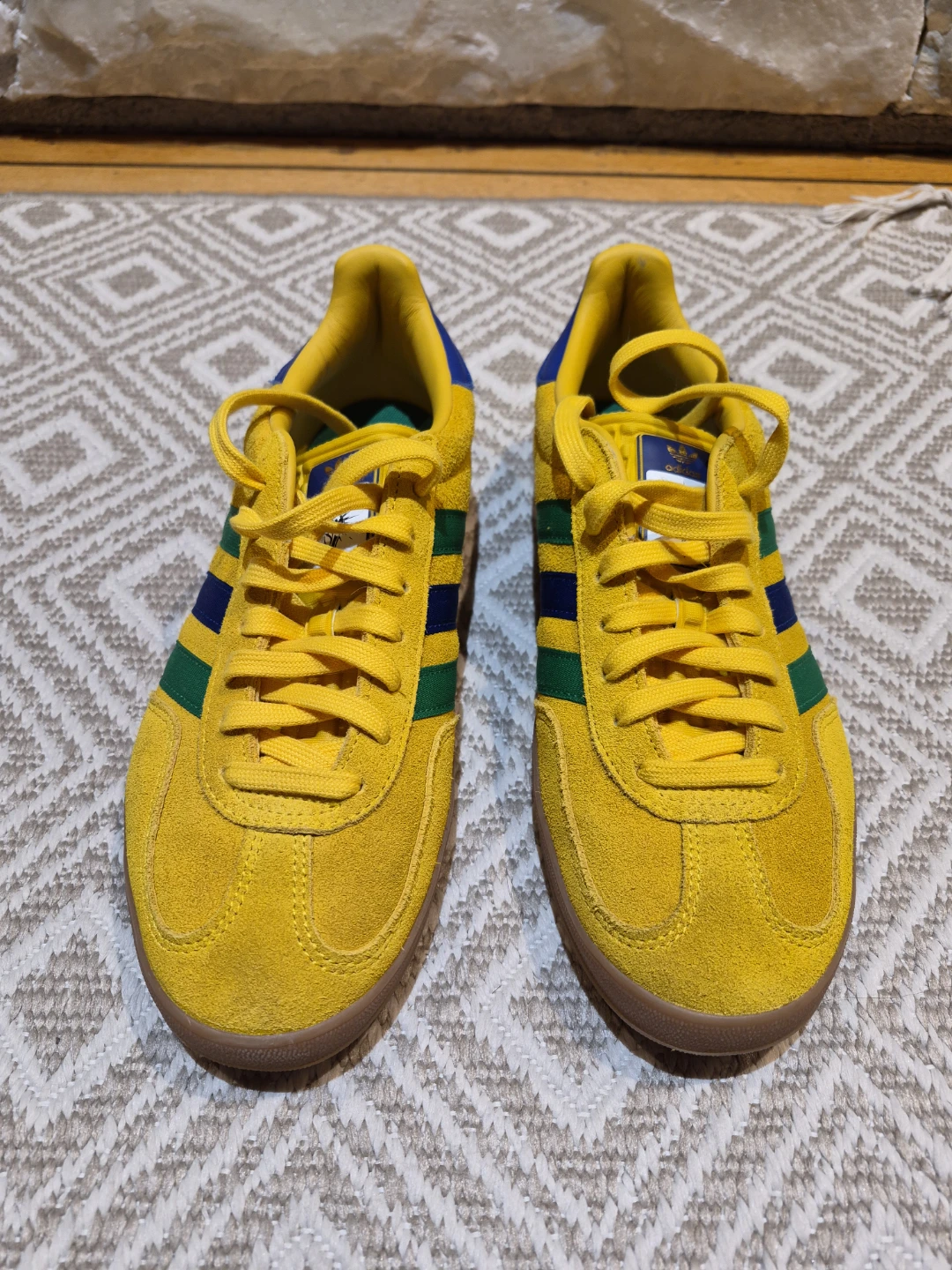Adidas Gazelle Yellow Suede Sneakers