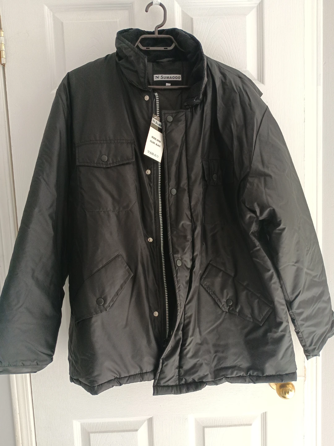 Sumaggo Black Winter Jacket Medium